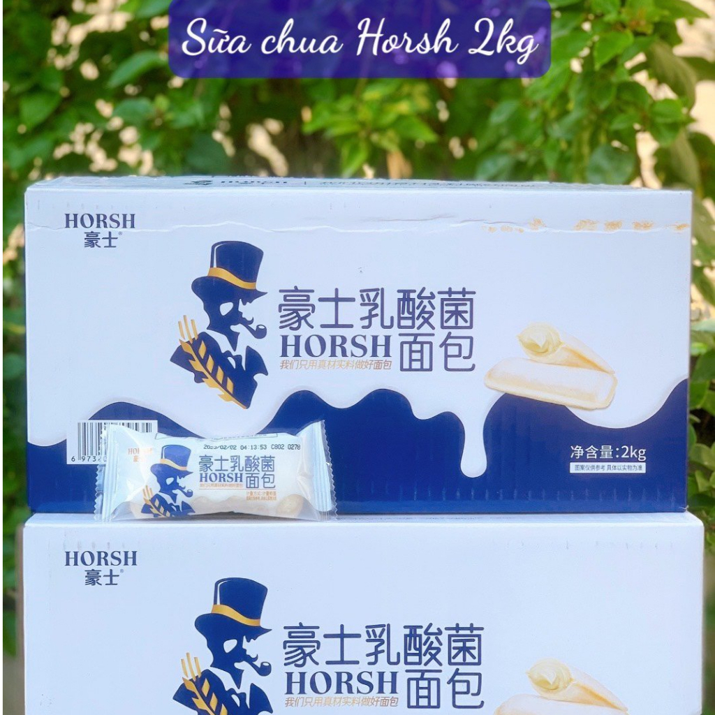 [THÙNG 2KG]  Bánh Sữa Chua Ông già Horsh [Date Mới]