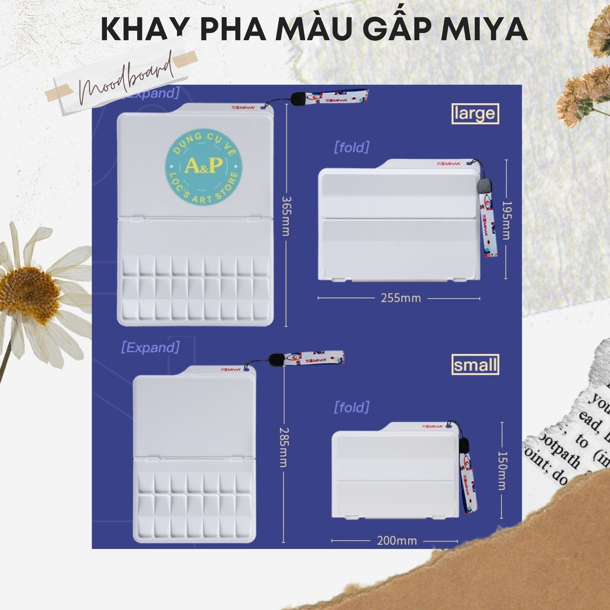 Khay Pha Màu Nhựa MIYA HIMI