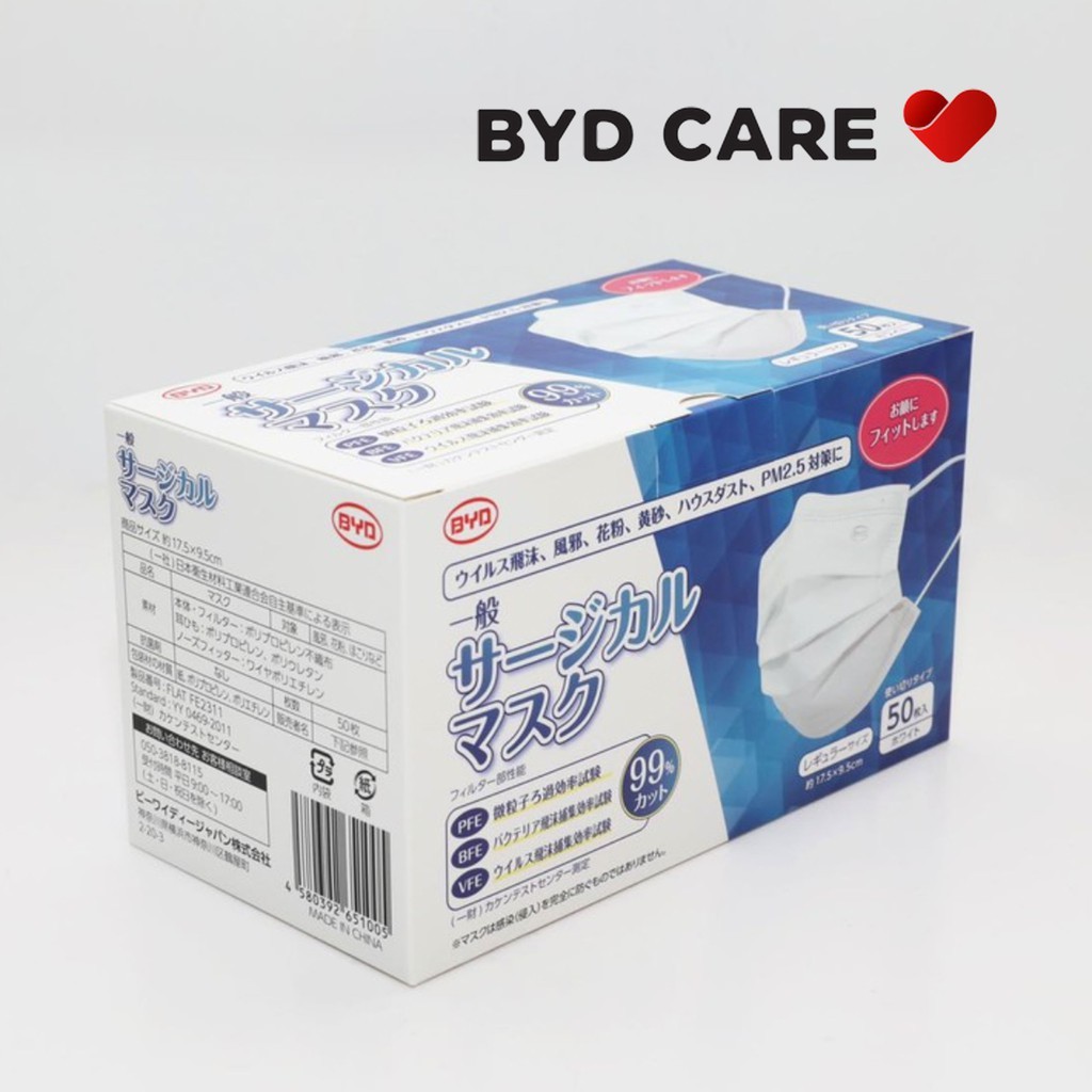 byd disposable face mask