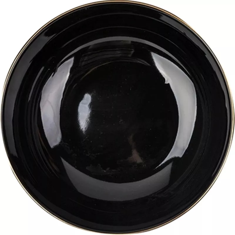 Chén Bát Ăn Cơm Melamine Màu Đen
