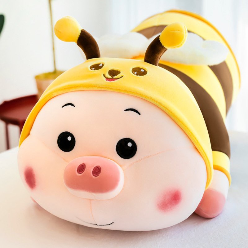 Gấu bông heo nón ong cosplay