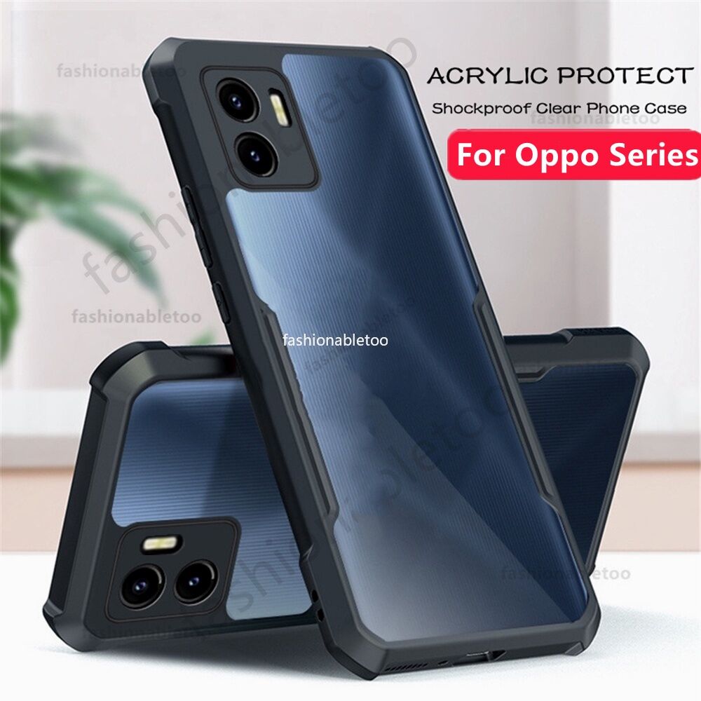 tzmar%20for%20Oppo%20A57%205G%20Silicone%20Transparent%20Phone%20Case%20Acrylic%20Shockproof%20Bumper%20Soft%20TPU%20Back%20Cover%20-%20Image%203