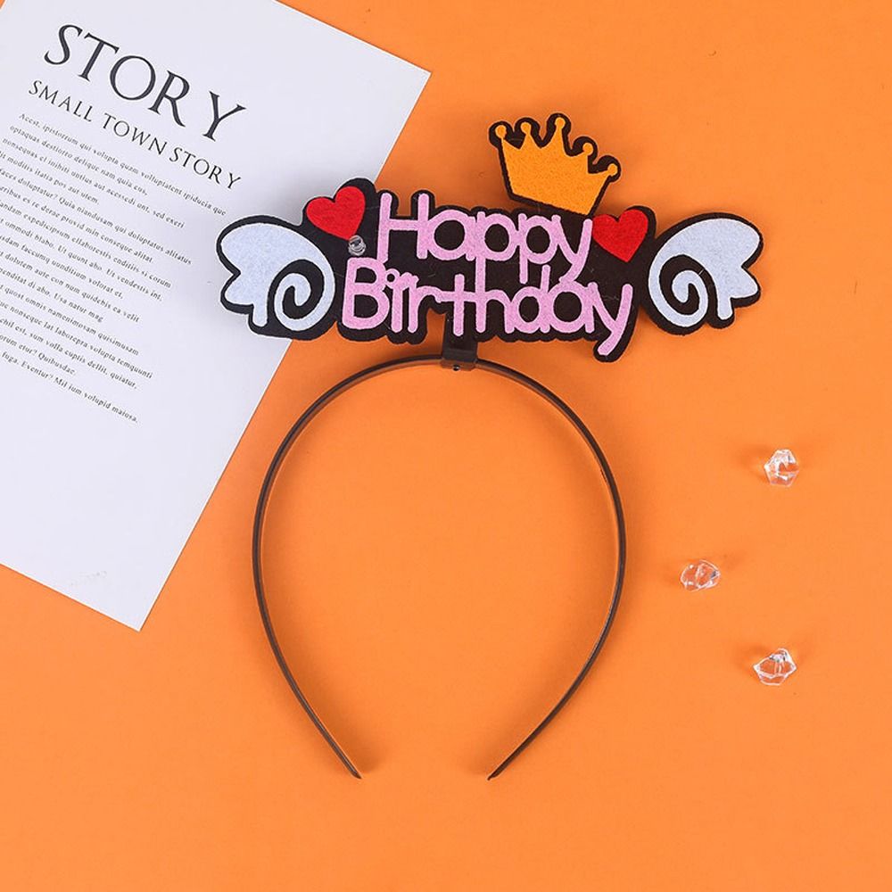 Glowing Headbands Cute Letter Birthday Party Headbands Wings Rabbit Ear ...
