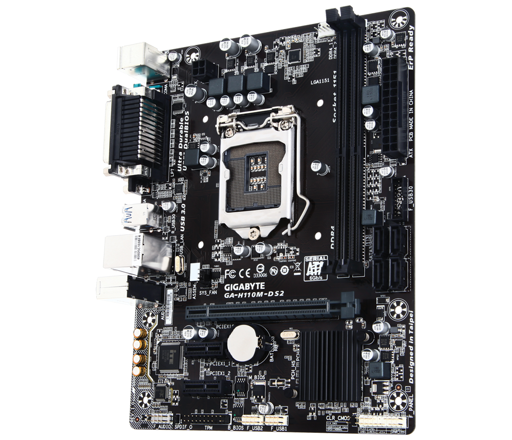 Mainboard GIGABYTE GA-H110M-DS2 (HÀNG CHÍNH HÃNG)