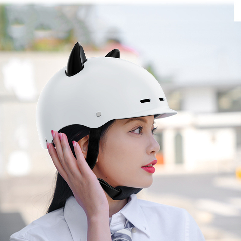 Cycling Helmet Unisex Four Seasons Riding Half Helmet Protective Helmet ...