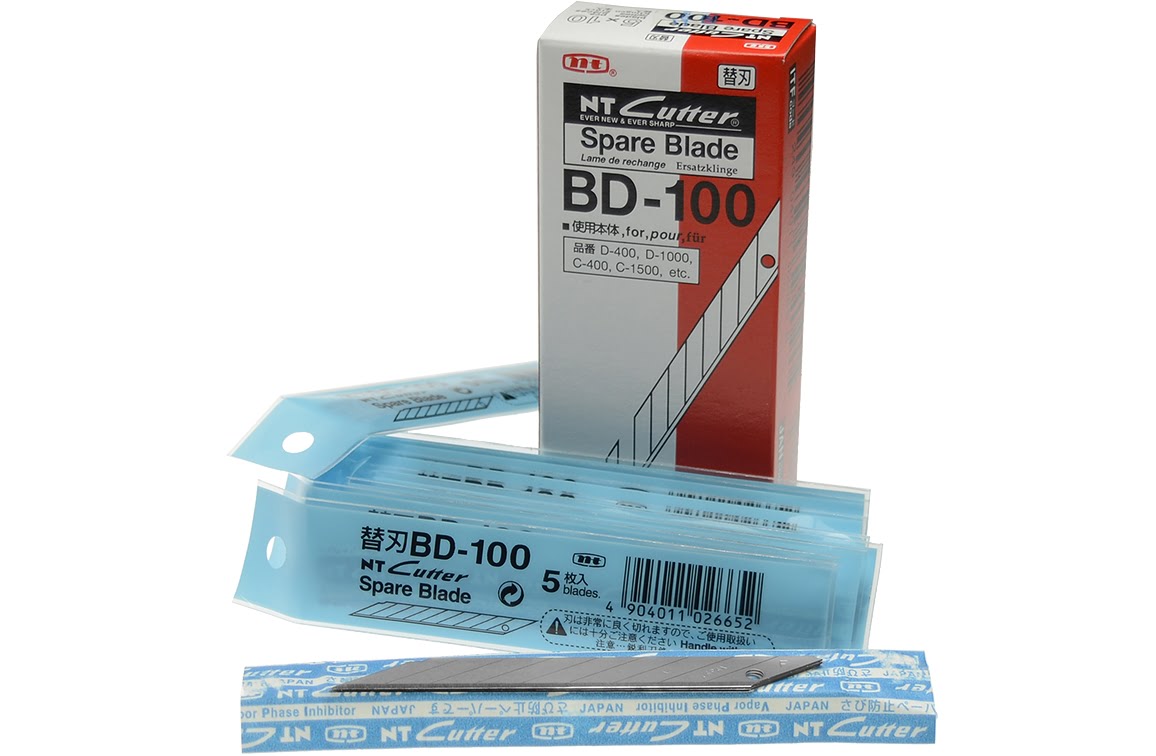 Tép 5 lưỡi dao NT Cutter BD-100 chính hãng