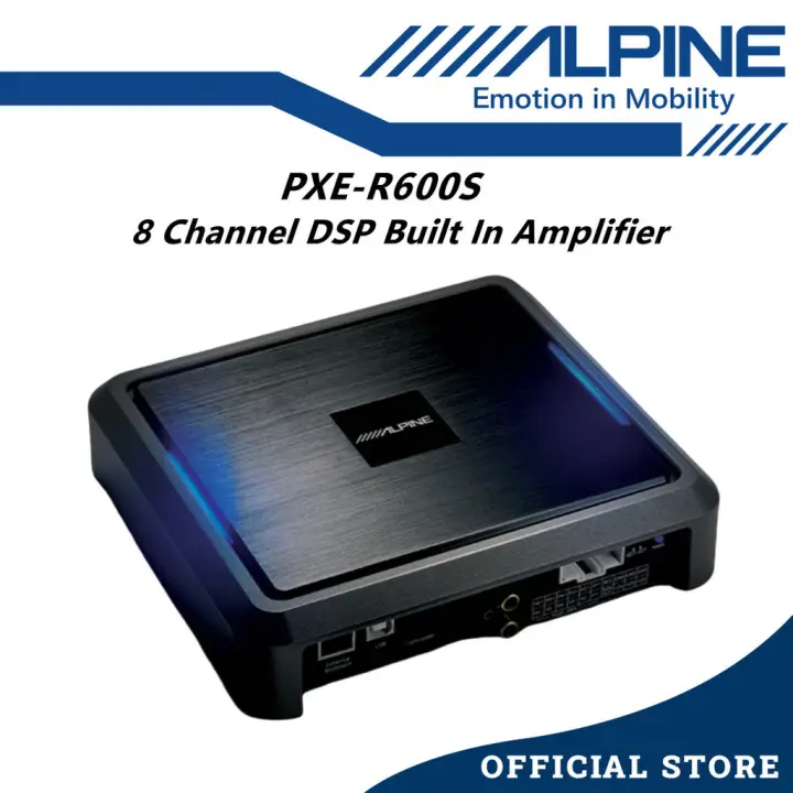 Alpine 8 Channel Car DSP Built In Amplifier Digital Signal Processor 8ch Sound Processor PXE-R600S