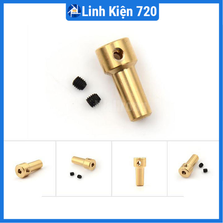 Combo 10 đầu kẹp mũi khoan lỗ trục 2.3mm/3.17mm