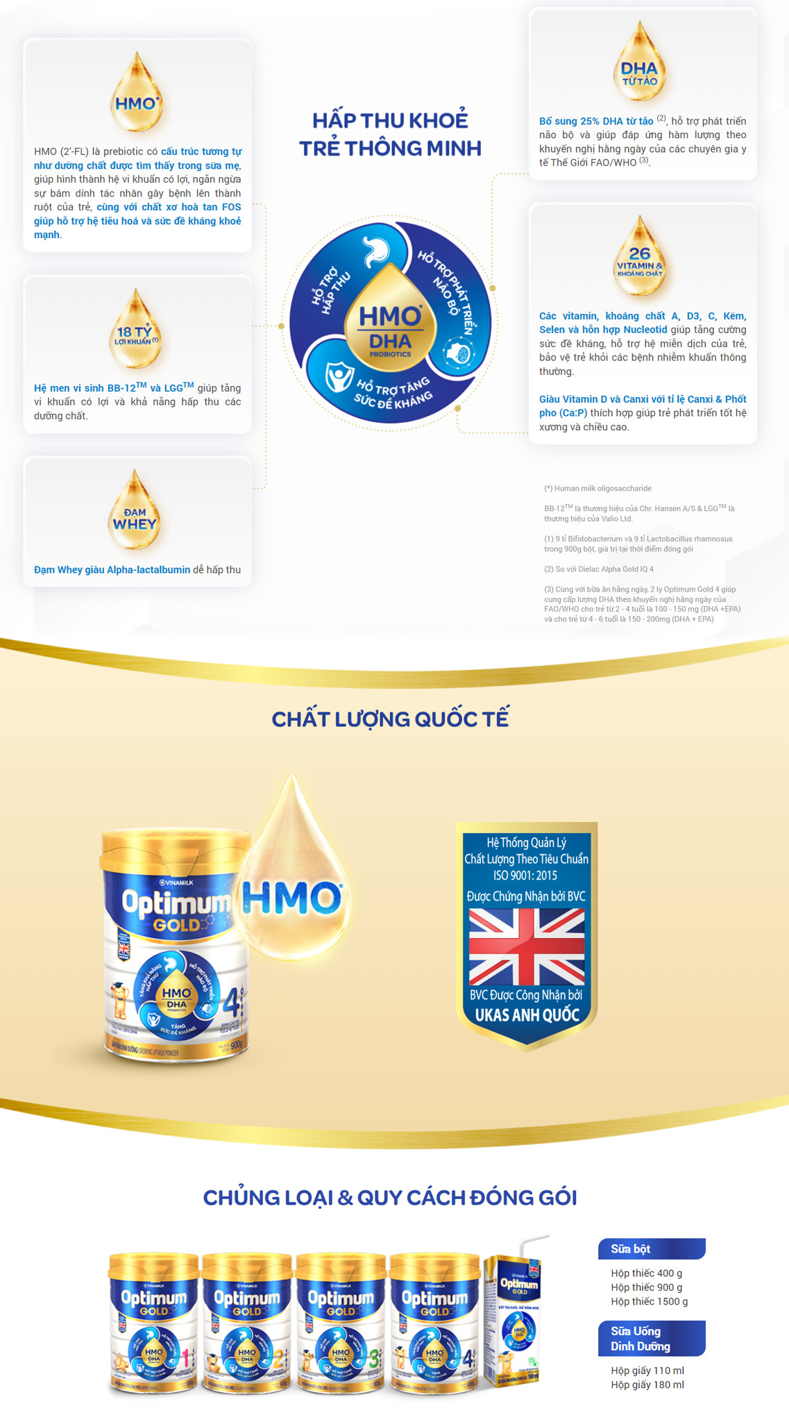 (HSD T3-2028) (Mẫu Mới + Có Tích Điểm) Sữa Bột Vinamilk OPTIMUM GOLD 3 850g.