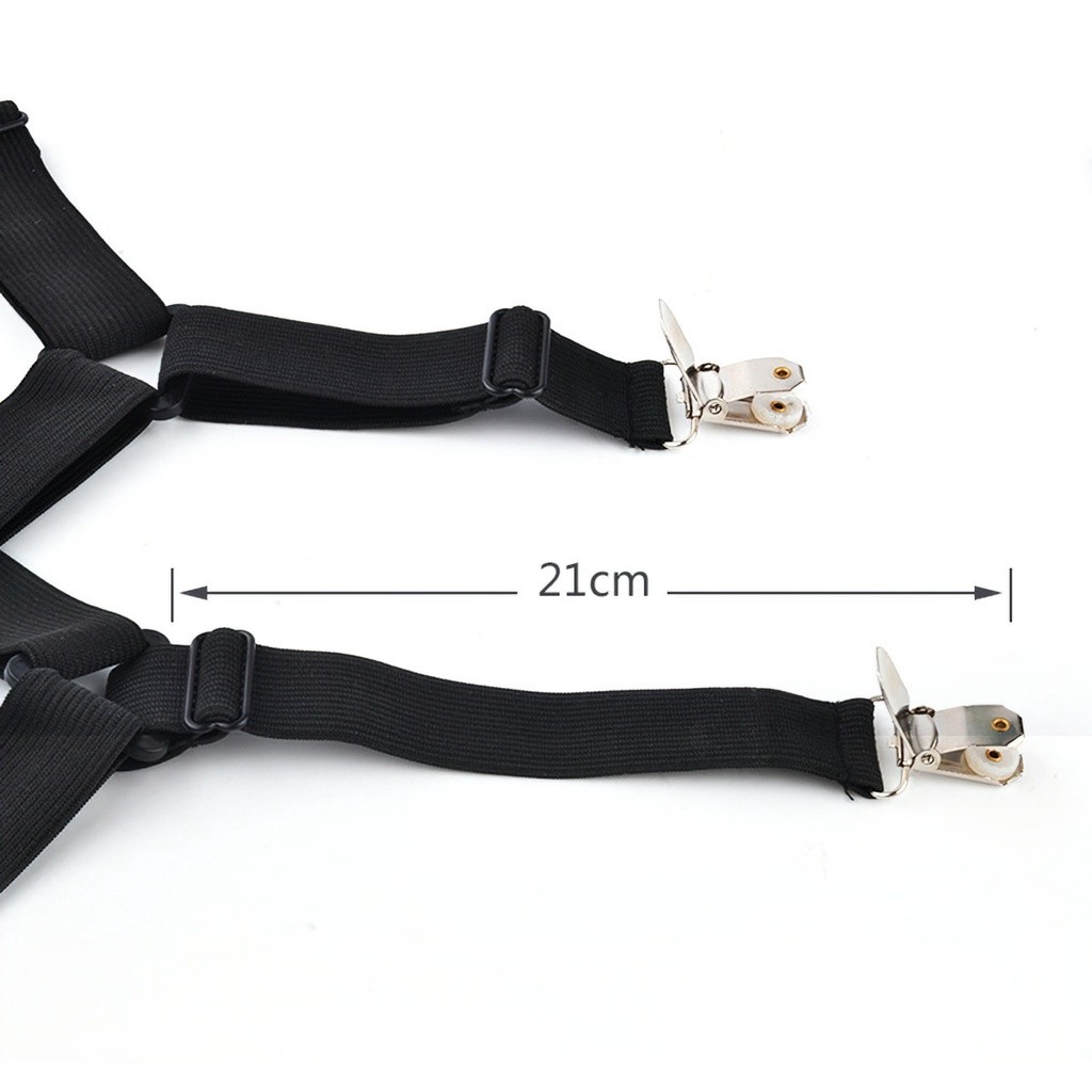 Adjustable bed sheet clamp hanging buckle strap heavy duty 6 triangle rope clamp
