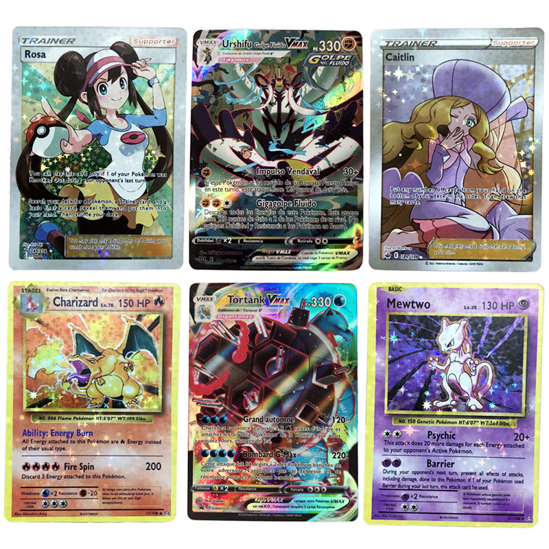 %E3%80%90Limited%20edition%E3%80%91%2060Pcs/Box%20Pokemon%20V%20Vmax%20GX%20TAG%20TEAM%20MEGA%20TRAINER%20Cartas%20French%20Trading%20Carte%20Edition%20Charizard%20Game%20Card%20-%20Image%202
