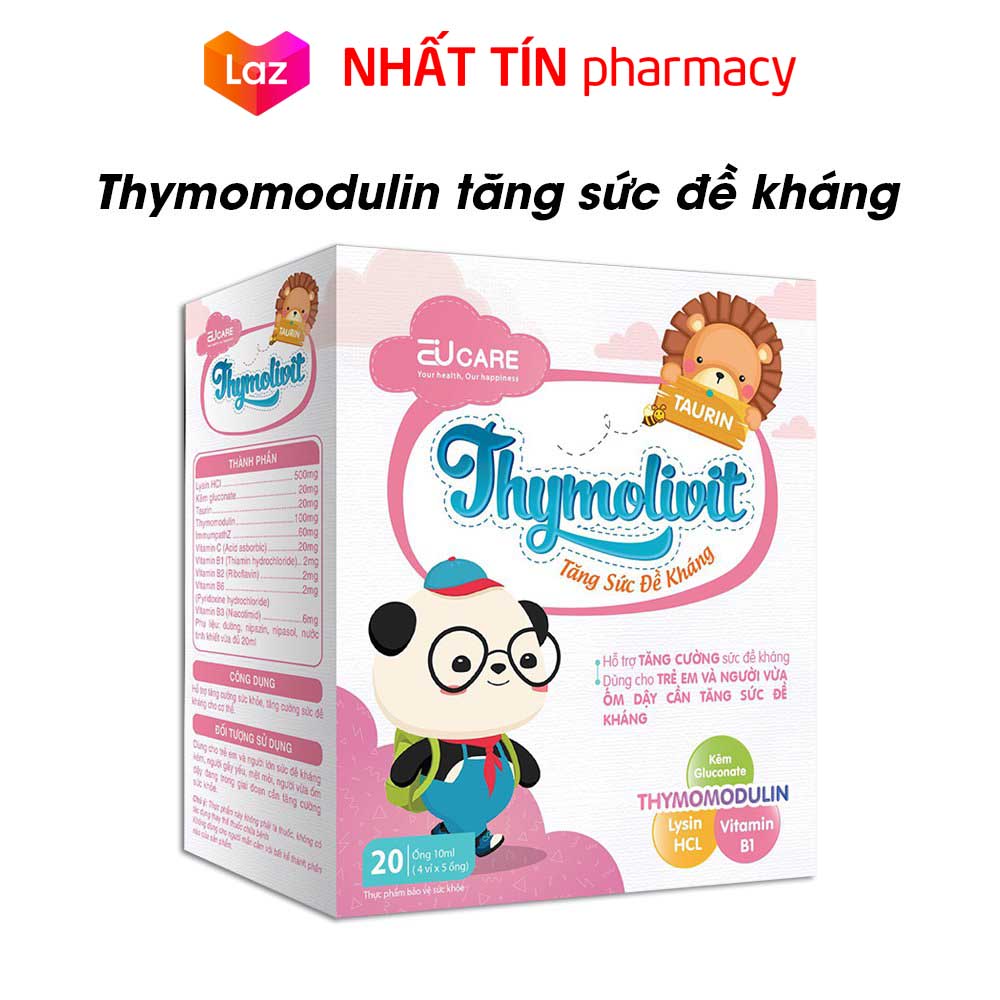 Siro Thymolivit tăng sức đề kháng cho bé, bổ sung thymomodulin