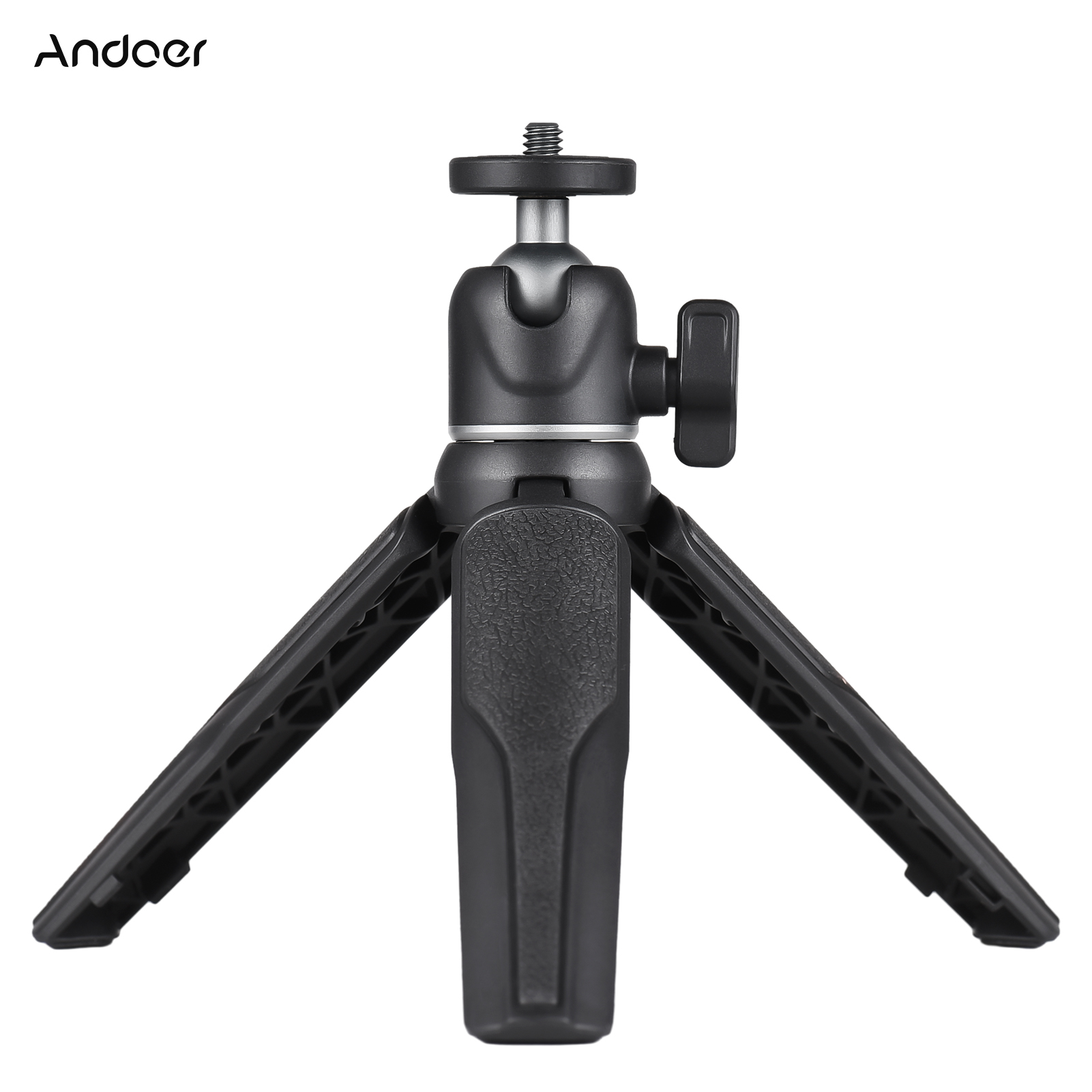 Ulanzi MT-08 Mini Extendable Desktop Tripod Handheld Photography Bracket Stand with Flexible Ballhead 1/4 Inch Screw Mount for Selfie Travel Vlogging