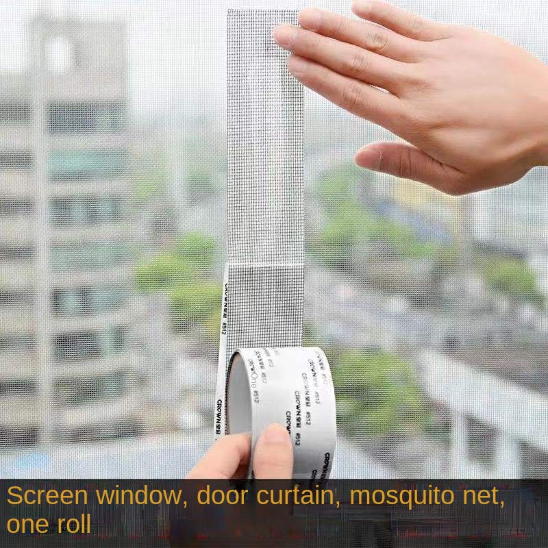 Miếng Dán Sợi Lưới Dán Cửa Sổ Chống Muỗi Tiện Dụng
