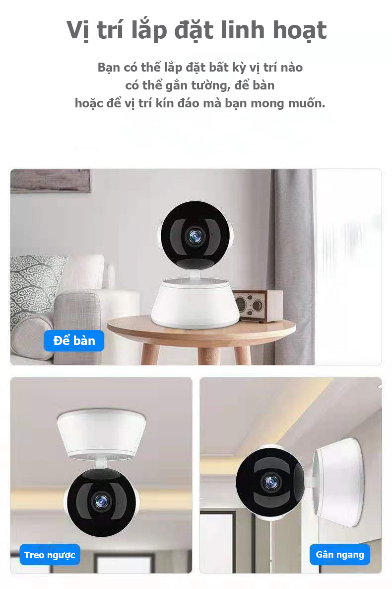 Camera wifi mini V380 pro - Camera IP siêu nhỏ an ninh gia đình - Camera trong nhà chống trộm...