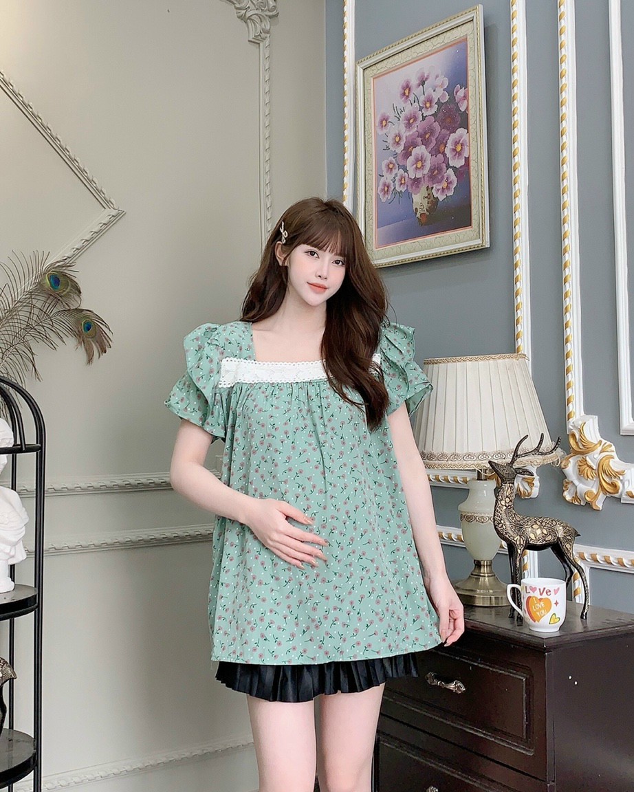 ÁO BẦU THỜI TRANG-áo bầu pha xinh xắn