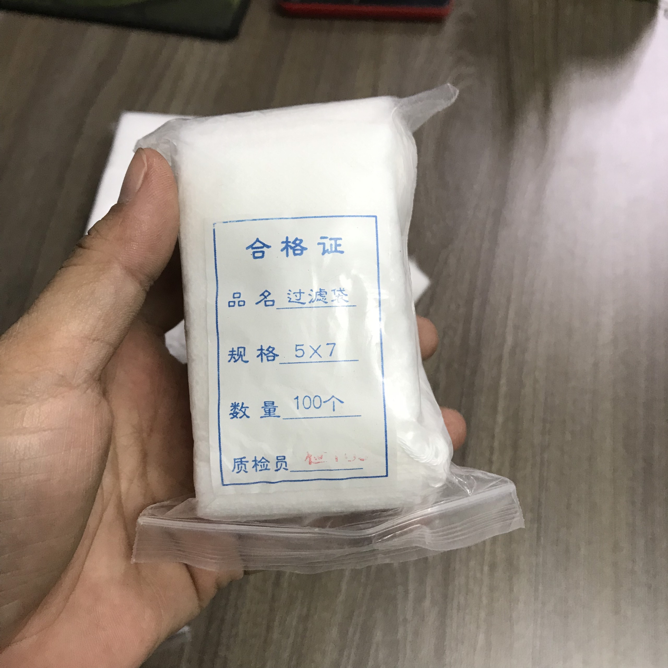 Sét 1000 túi lọc trà vải không dệt có dây -đựng hoa khô, phân tan châm, phân gà dơi trồng cây có 4 size ( sét 100 túi )