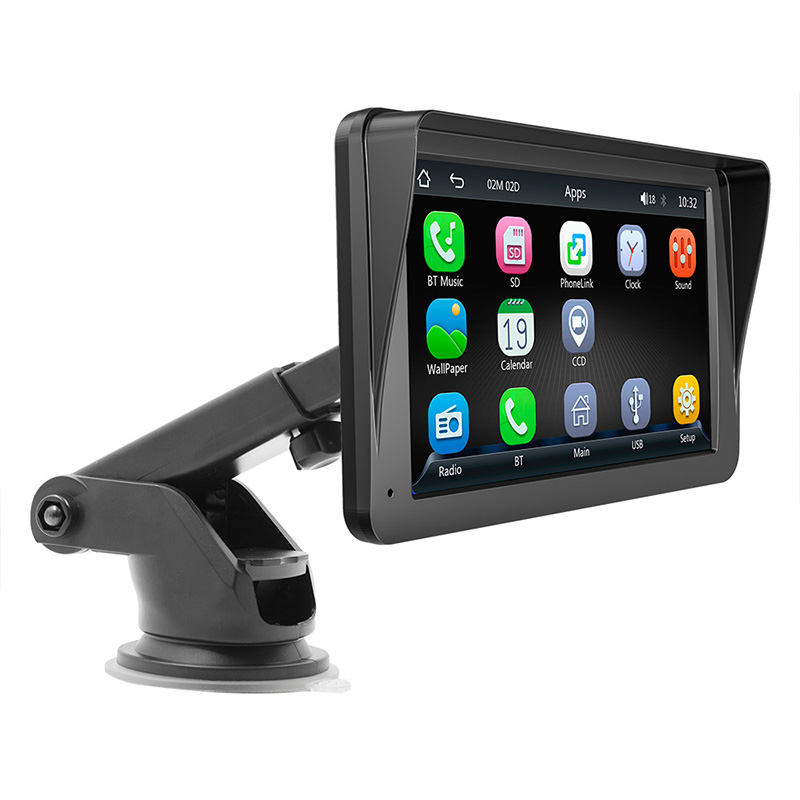 7 inch portable MP5 player wireless Carplay car multimedia bluetooth card
