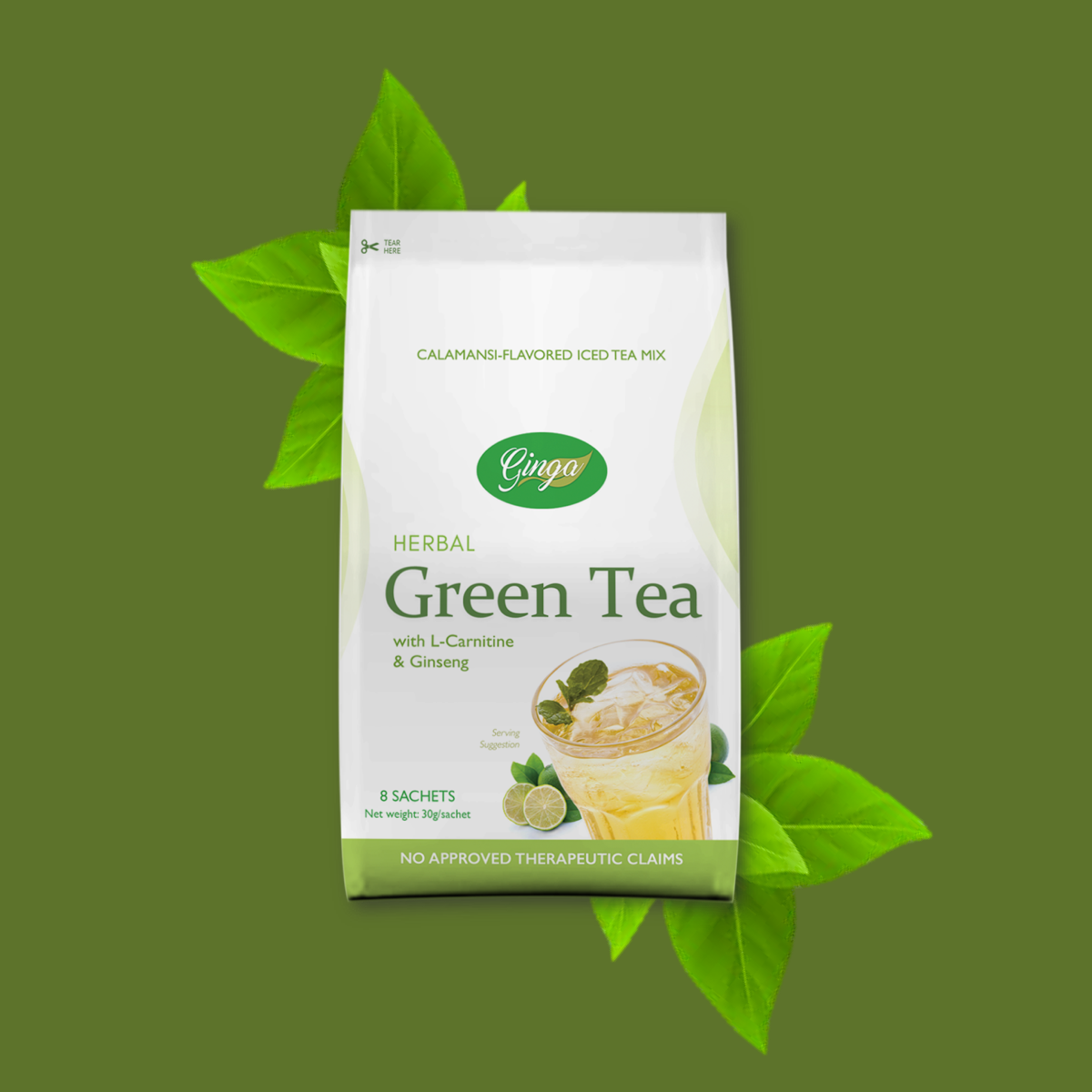 Ginga Herbal Green Tea 240g Lazada PH