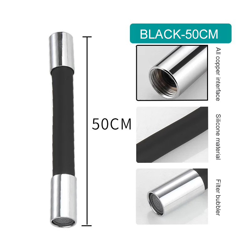 50cm/30cm 360° Kitchen Faucet Universal Interface Faucet Extension