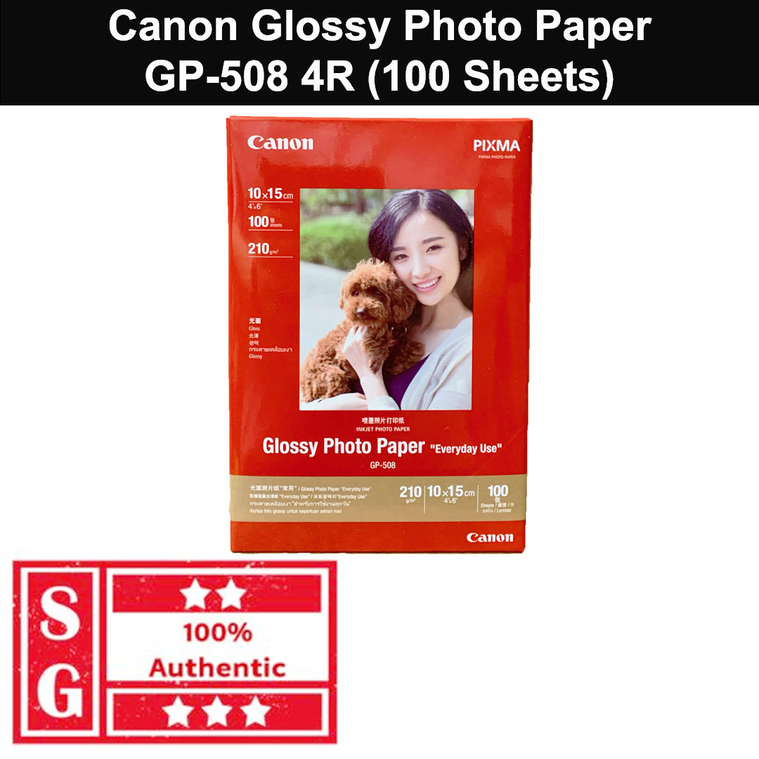 CANON GLOSSY PHOTO Paper GP-401 50 Sheets 190g/m 10x15cm 6 x 4 in