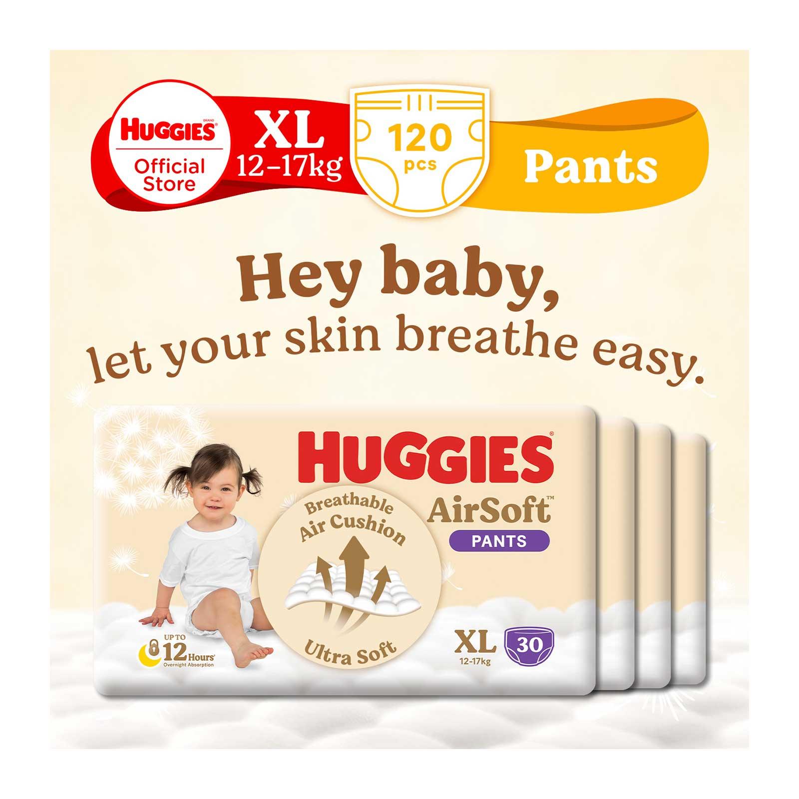 Huggies Magic Comfort Pants Baby Diaper XL 32s