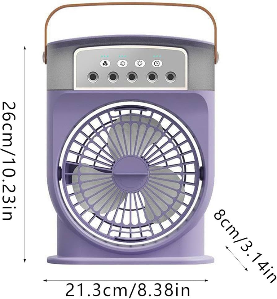 Portable Desktop Air Cooling Fan Heavy Duty USB Exhaust Air Fan with Strong Wind Output and Efficient VentilationāĨ¤ Offer Point.