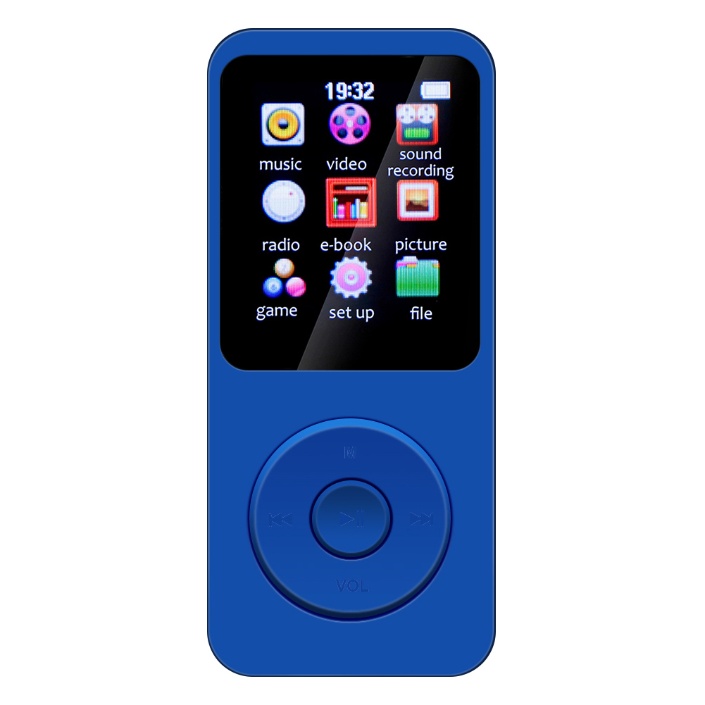【Prime deal】 MP3 Player Type-C HiFi Lossless Music Player -Compatible5.4 Student Walkman Support FM E-Book Recording for Kids.
