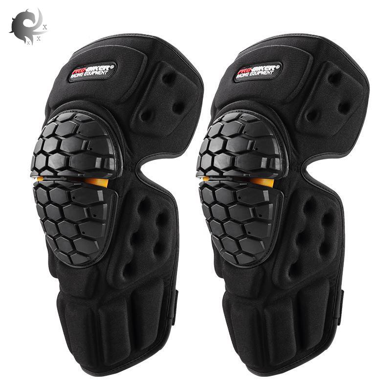 2PCS Motorcycle Knee Pad Creative Universal Protective Knee Gear Knee Shin Protector for Sports 