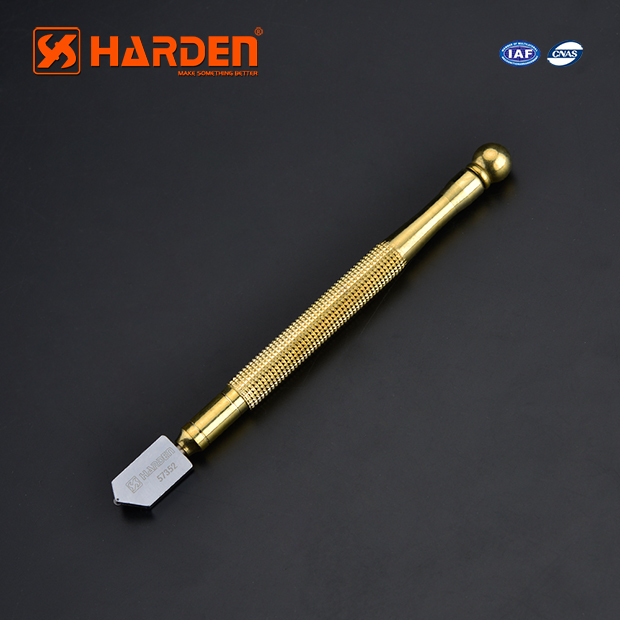 HARDEN 175mm Manual Auto-Oil Glass Cutter Professional Glass Cutting Tool Auto Oil Glass Cutter YG8 Cutter Wheel 570352 - Kings Trading
