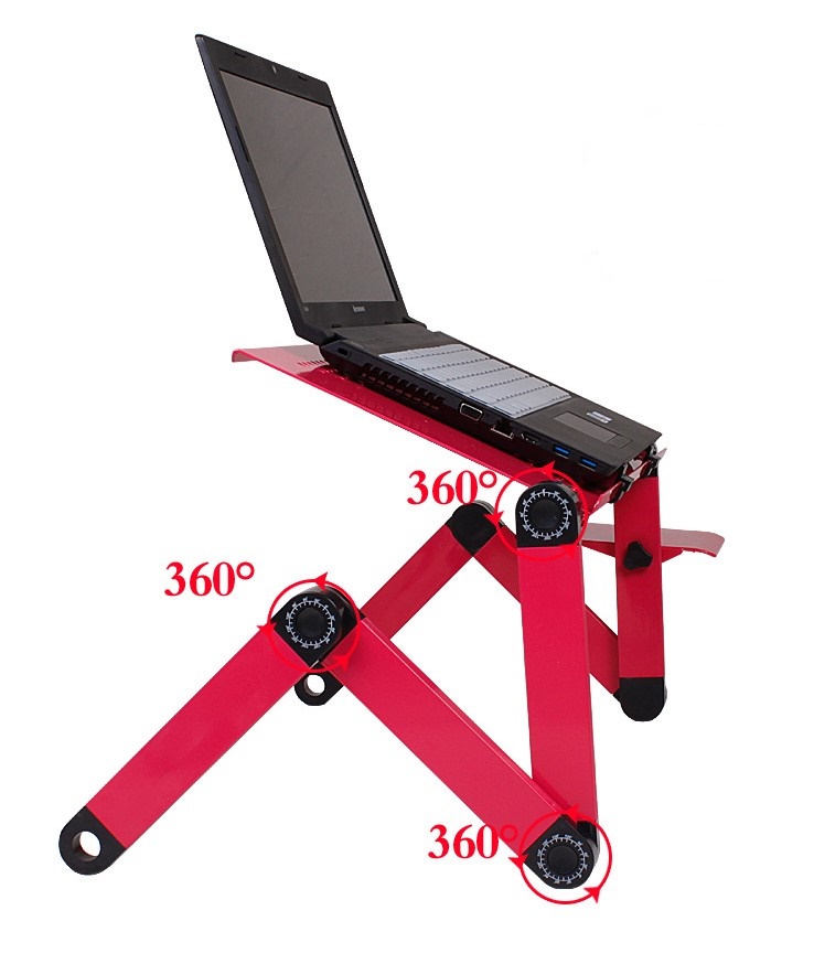 adjustable vented laptop table