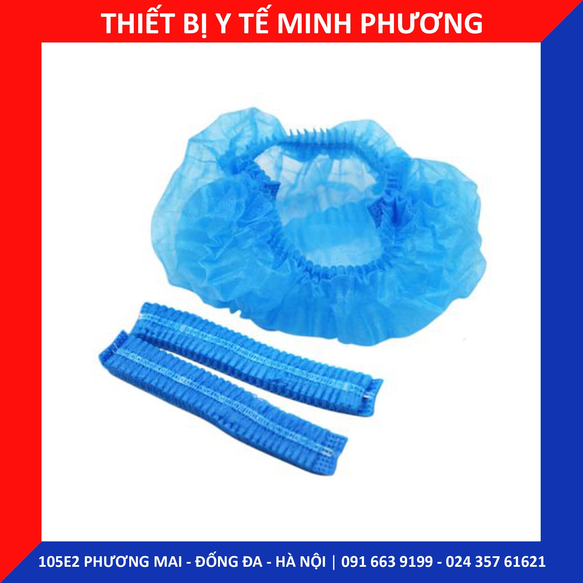 [Bán lẻ 10 chiếc] Mũ trùm đầu y tế