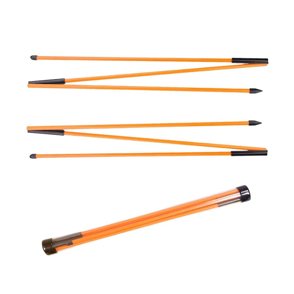 SHOP 1586 Folding Golf Alignment Sticks Improve Golf Level Collapsible Golf Practice Rods Golf Training Aid Lightweight Folding Direction Indicator Stick Golf Beginner Player