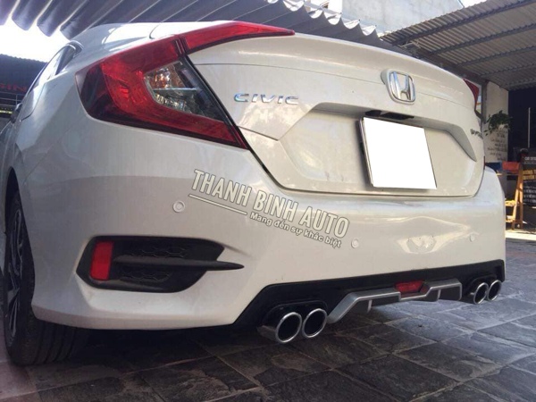 Lippo, lip chia pô,ốp cản sau cho xe civic hàng cao cấp loại 1