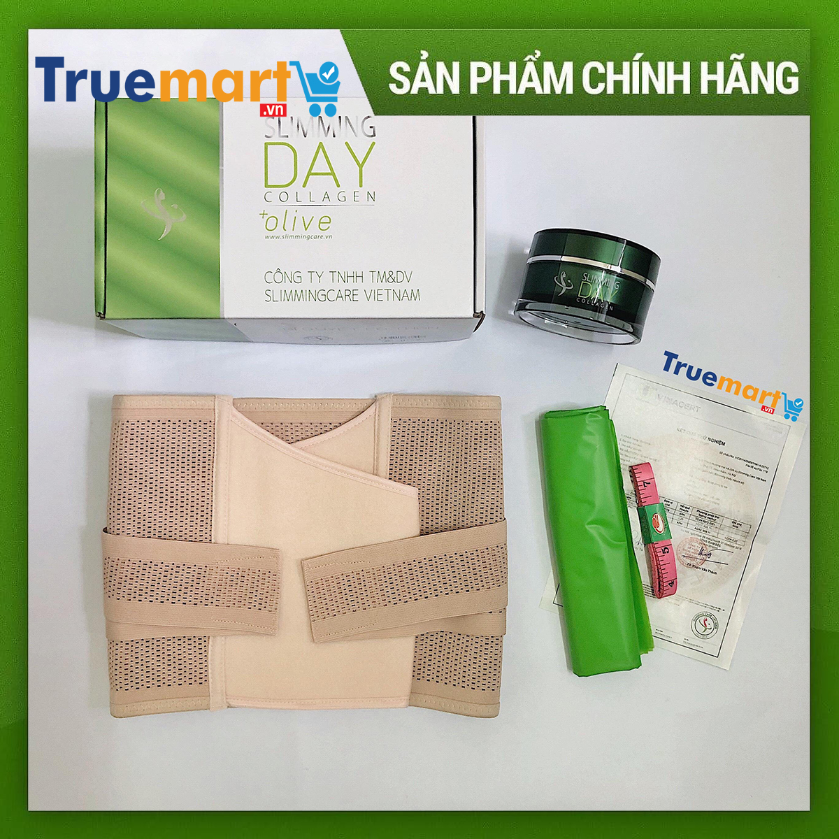 Bộ đai định hình tan mỡ, mờ rạn Slimming day collagen (SDC)