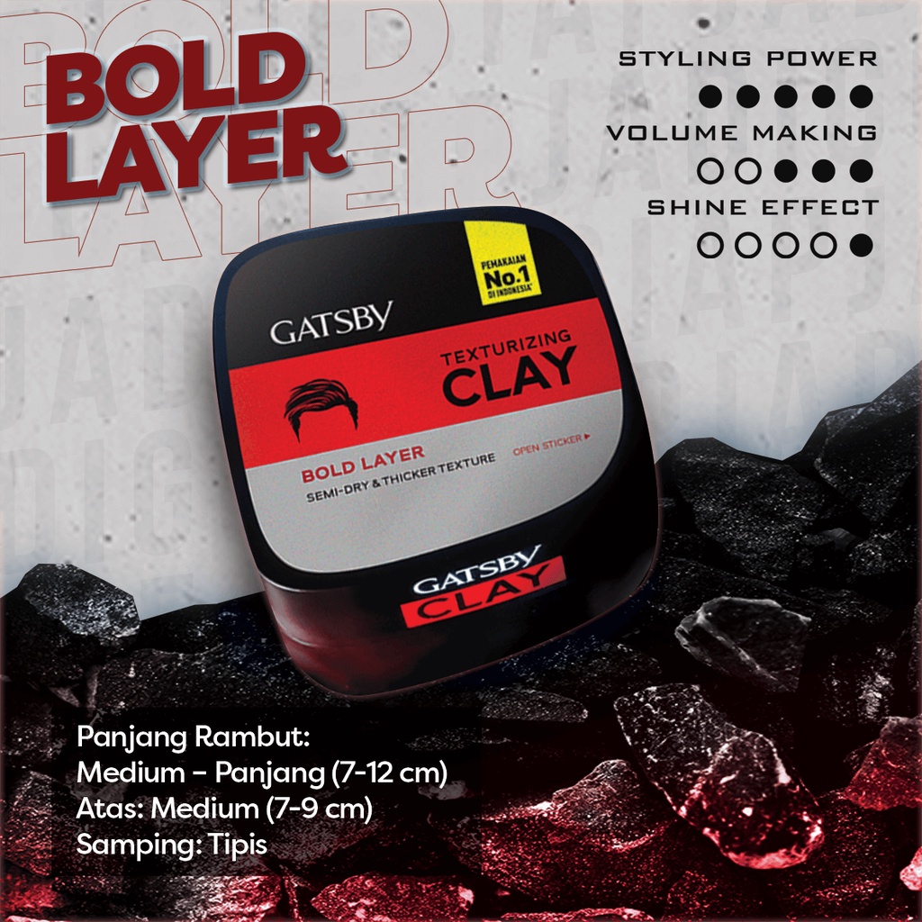 Gatsby Mat Lift Texturizing Clay 