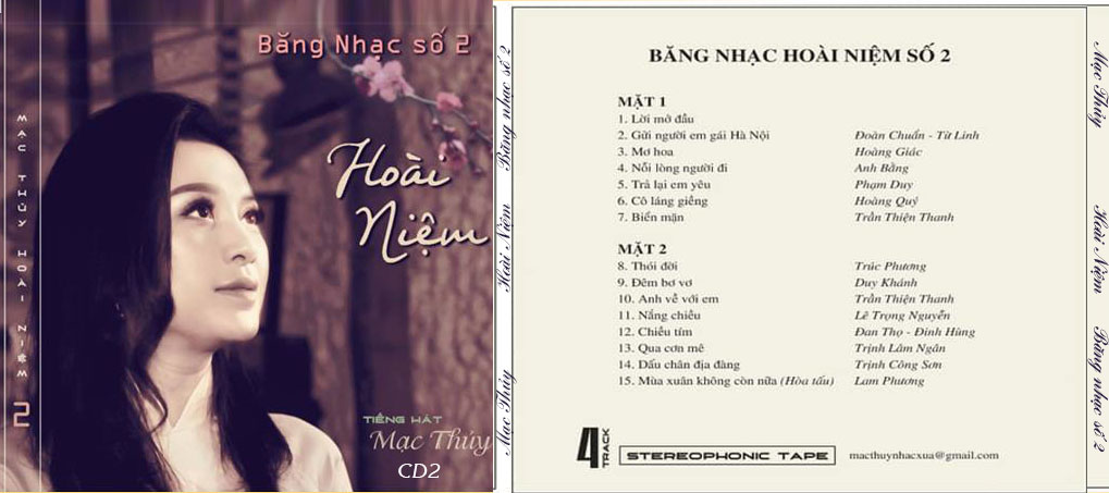 [Đăk Lăk ] Combo 10CD đĩa nhạc Mạc Thủy 1-2-3-4-5 (Mỗi album 2CD)
