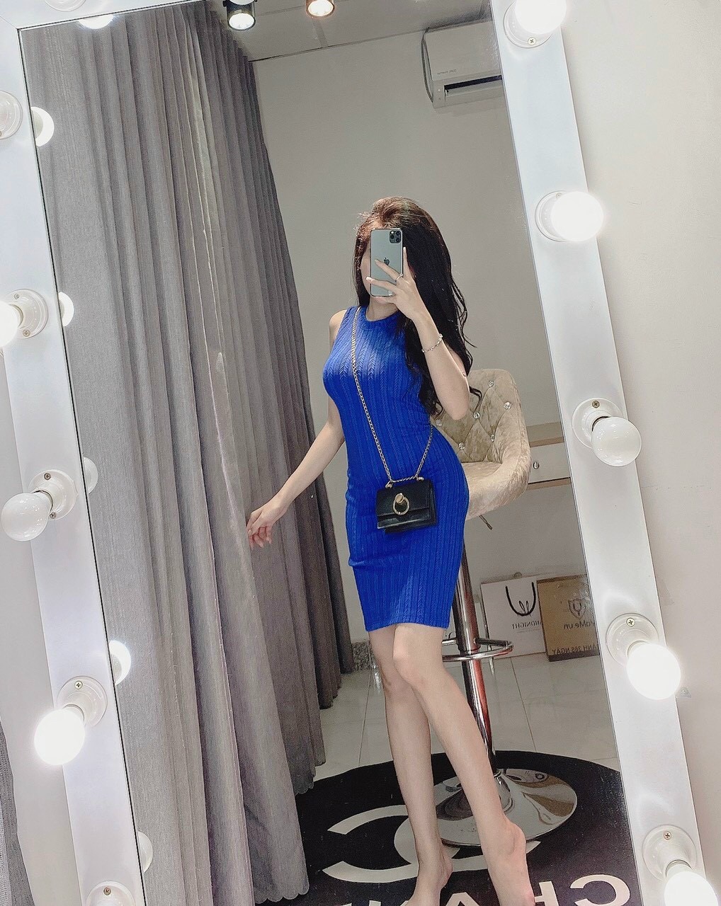 Đầm body sát nách-TH