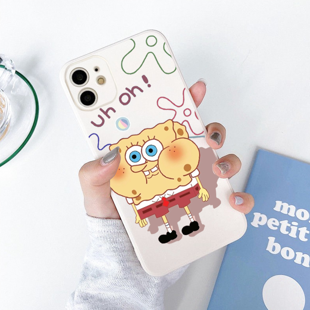 Ốp Lưng Iphone Hình Patrick, TPU Cạnh Vuông , mềm BVC Cho Iphone6/6s/7/8/7plus/8plus/6plus/6splus/11/11pro//11promax.- Phụ Kiện Sen