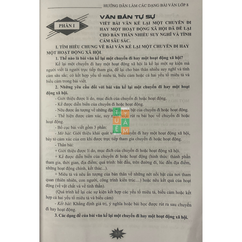 Sach - Hướng Dẫn Làm Các Dạng Bài Văn Lớp 8
