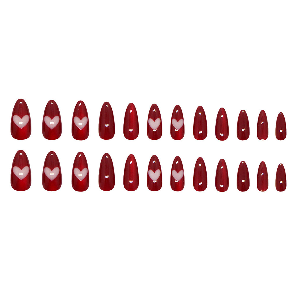 24Pcs%20Long%20Red%20Heart%20Fake%20Nails%20with%20Glue%20DIY%20Art%20Design%20False%20Nails%20Wearable%20Nails%20Stylish%20Pattern%20Artificial%20Nails%20-%20Image%206