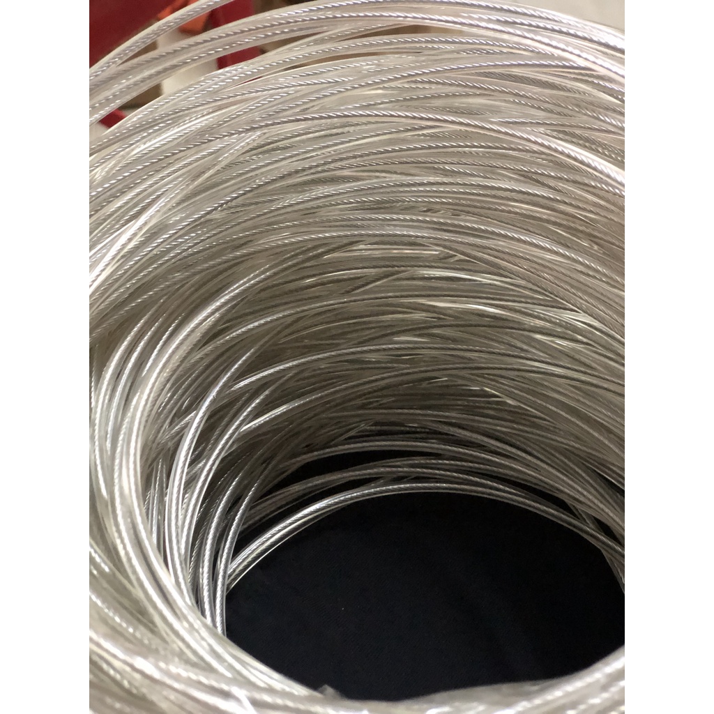 Cáp Bọc Nhựa 2mm ( cuộn 100 mét ) cáp thép Thái Bình Vina