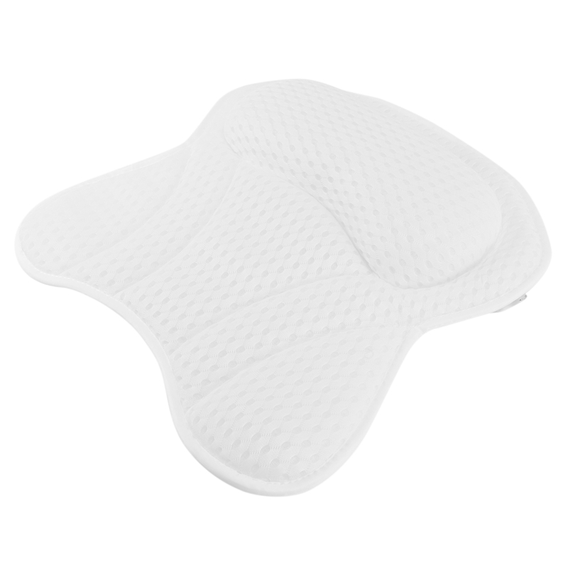 Bath Pillow for Tub Bathtub Pillow with Neck Shoulder Back Support 4D Air