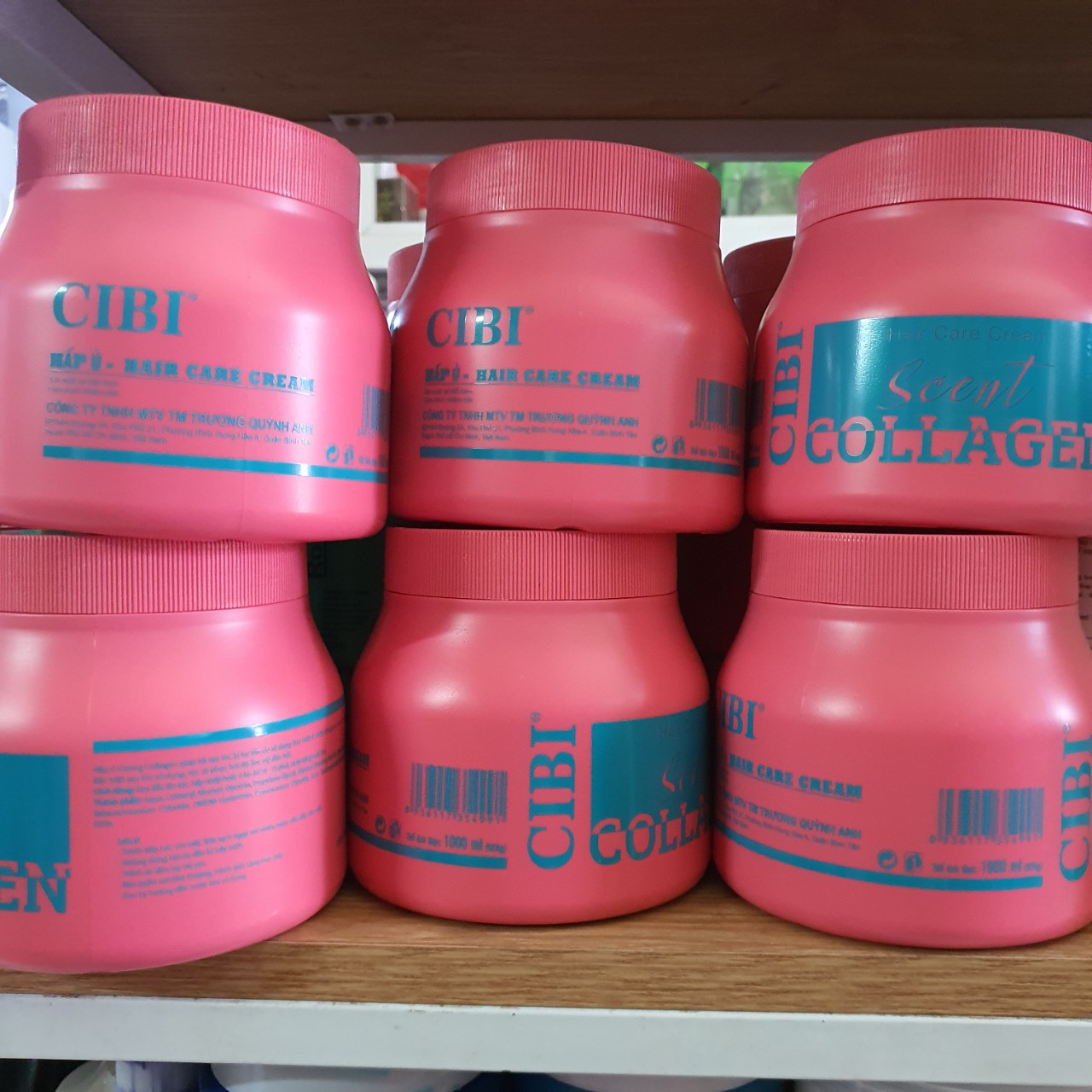 Hấp dầu , ủ tóc , dầu xả collagen cibi 1000ml , ngăn ngừa khô tóc ...