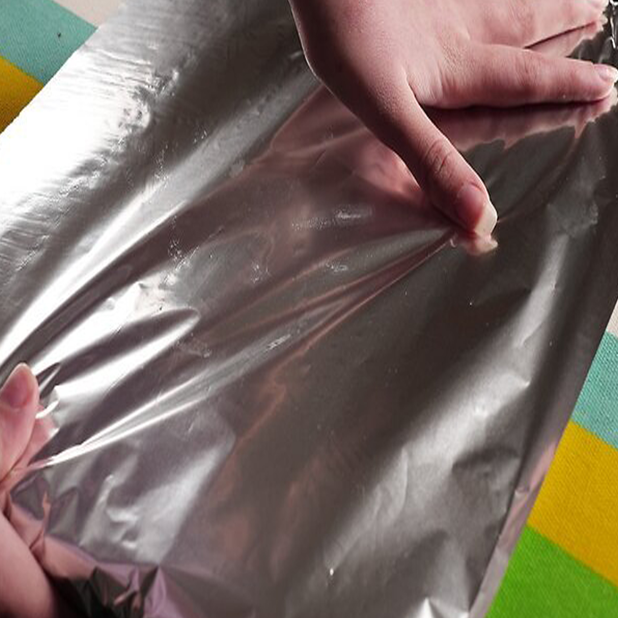 Aluminium Foil Sheet Roll for Kitchen 30cm long Food Grade Art# JS -Alu-Foil90100-30cm-GroBN-0005. 