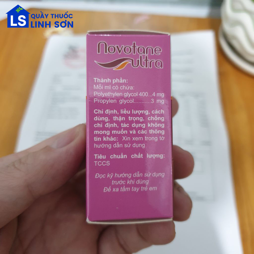 Nước mắt nhân tạo Novotane Ultra 5ml