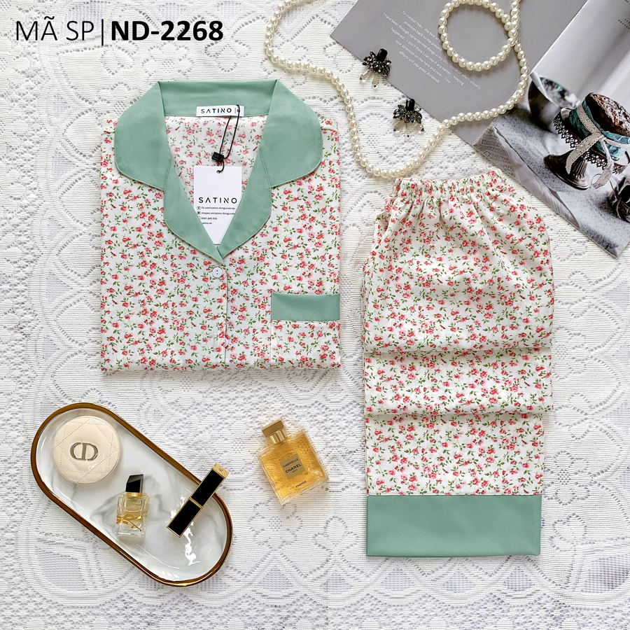 Pijama Tay ngắn quần dài - Tigon Mint [COMBO 3 BỘ 499K, 5 BỘ 779k ]
