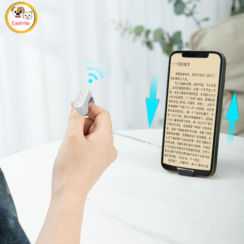 Bluetooth-compatible Remote Control Page Turner Compatible For Tik Tok Mobile Phone Remote Shutter Selfie Button