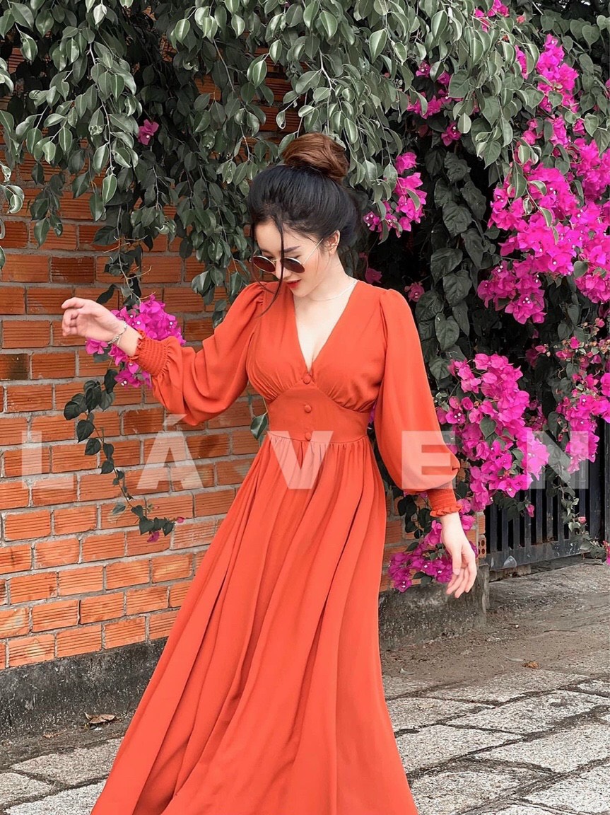 Đầm MAXI đũi xốp cực hot.