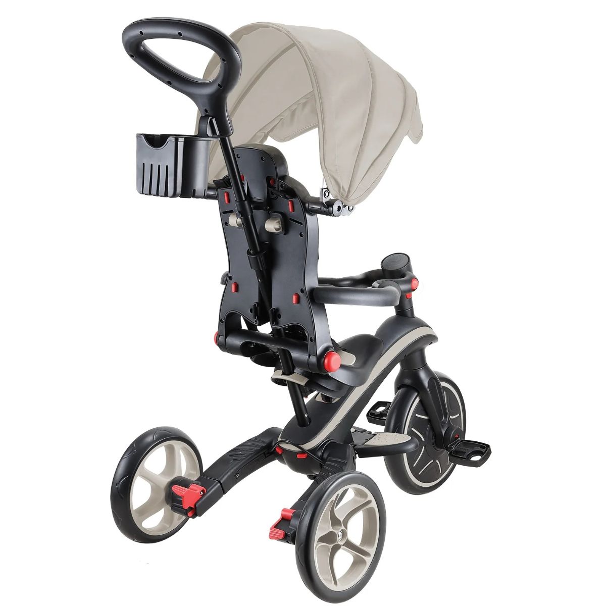 Globber Explorer Trike Foldable 4-In-1 Taupe Lazada Singapore